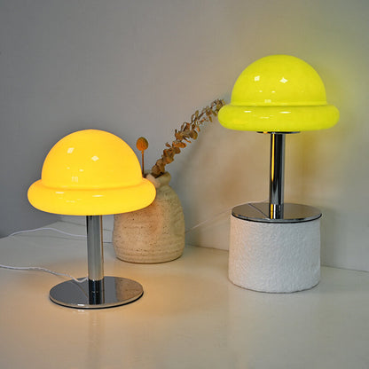 Mushroom Glass Table Lamp