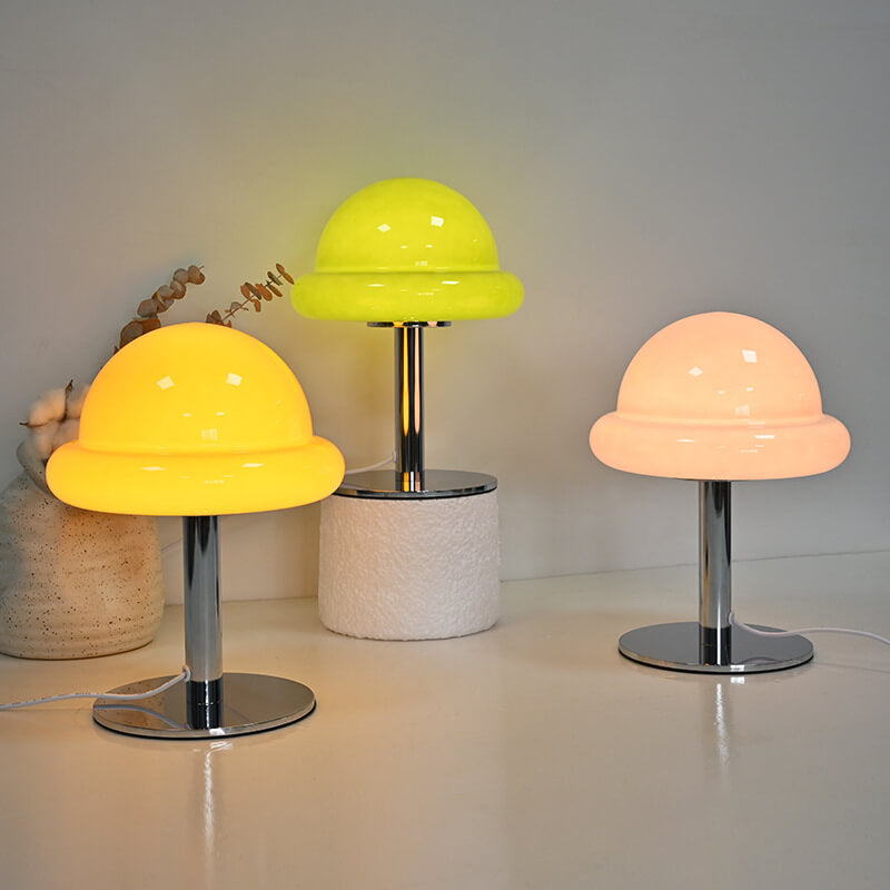 Mushroom Glass Table Lamp