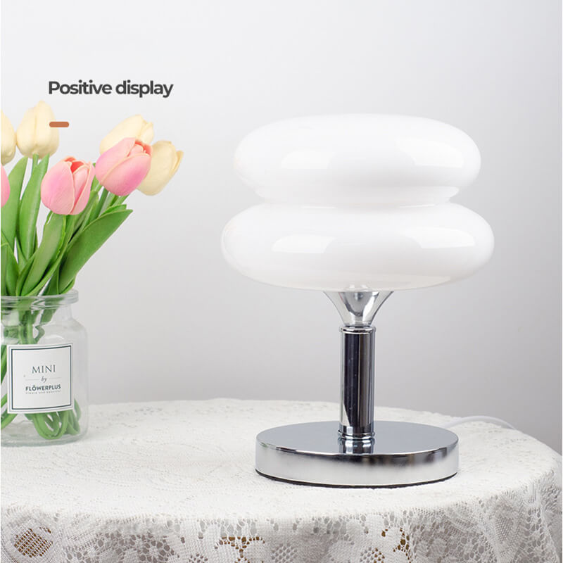 New Egg Tart Glass Desk Lamp