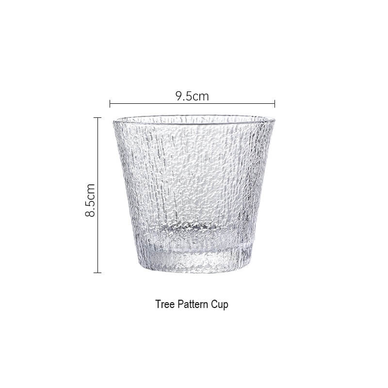 Glacial Textured Whiskey Glass