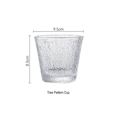 Glacial Textured Whiskey Glass