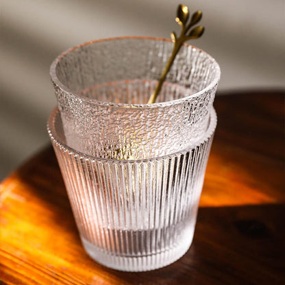 Glacial Textured Whiskey Glass