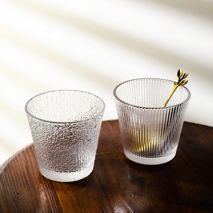 Glacial Textured Whiskey Glass