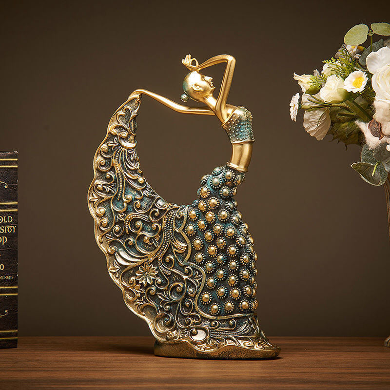 Peacock Dancer Art Ornament