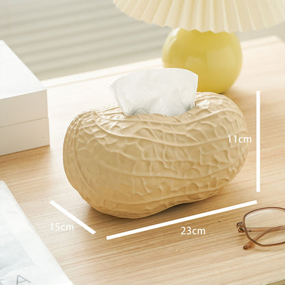 Peanut Ceramic Tissue Box