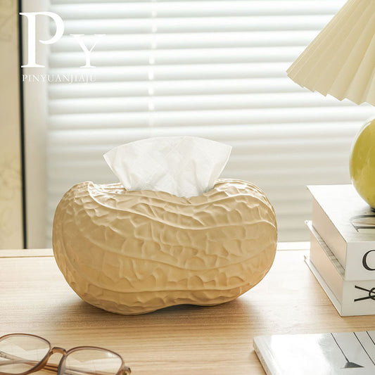 Peanut Ceramic Tissue Box