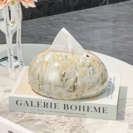 Pebble Ceramic Tissue Box