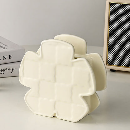 Pentagonal Ceramic Cube Vase