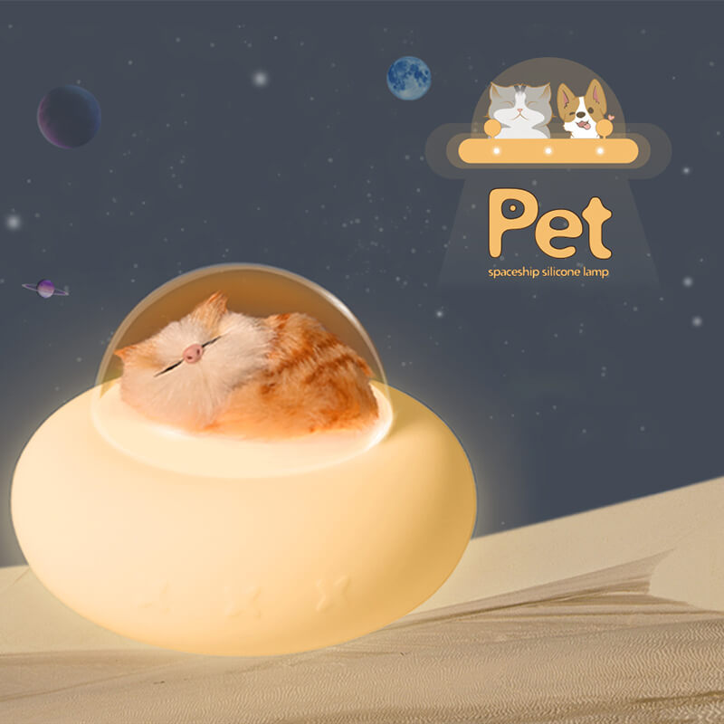 Pet Spaceship Silicone Lamp