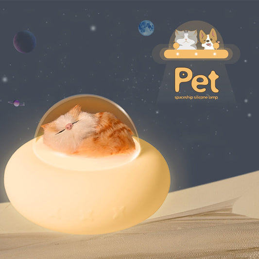 Pet Spaceship Silicone Lamp