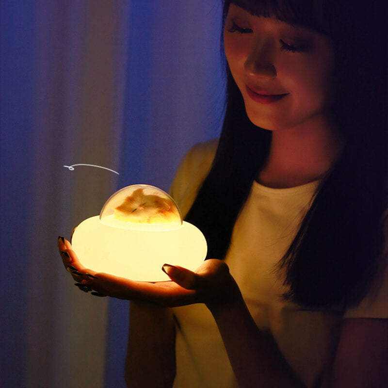 Pet Spaceship Silicone Lamp