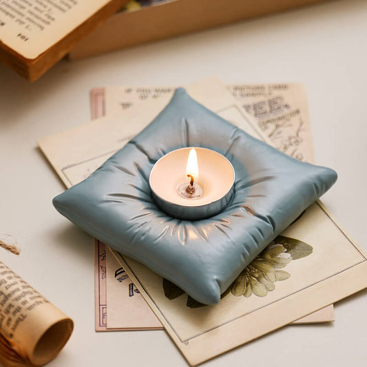 Pillow Resin Candle Holder