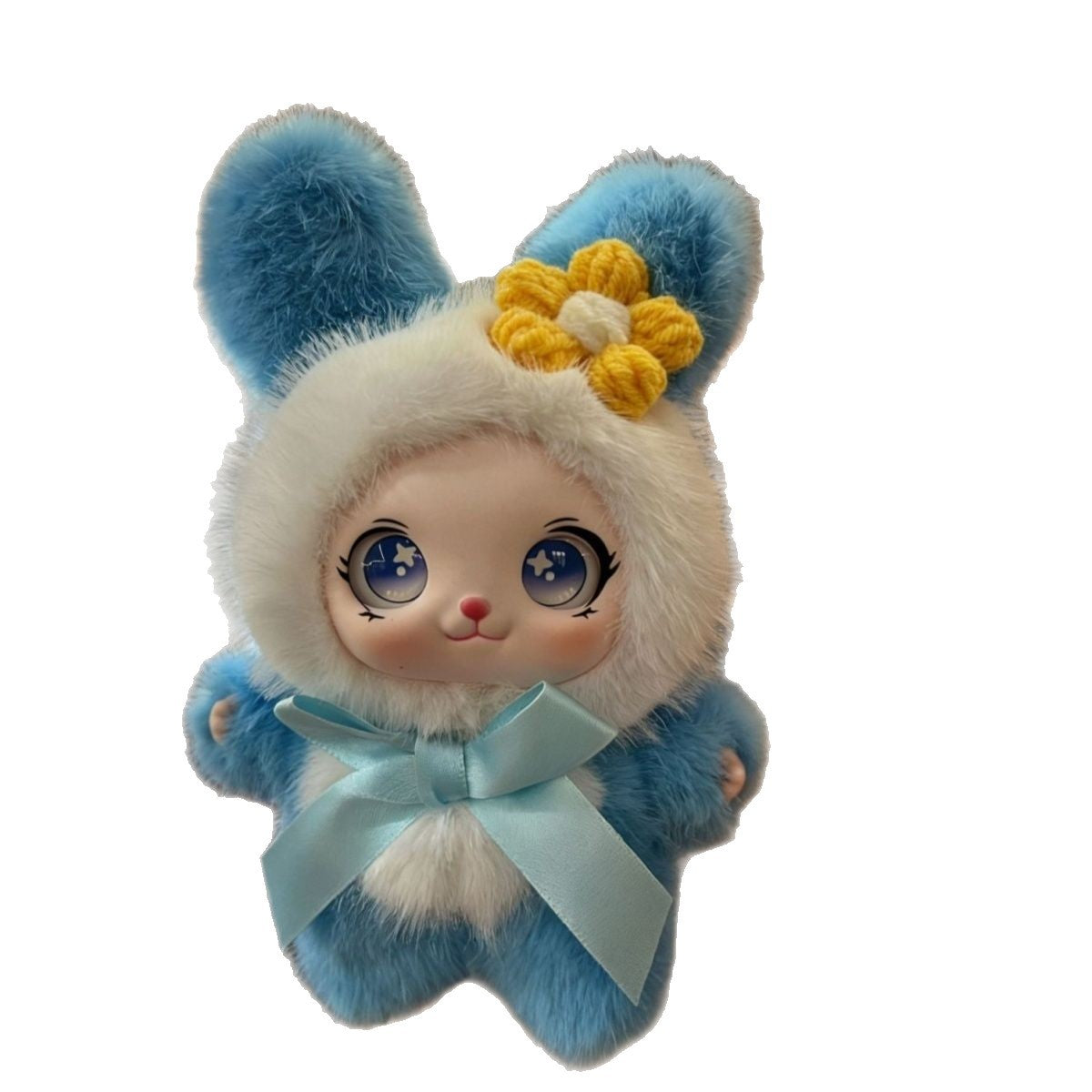 Plush Rabbit-Cat Figurine Charm
