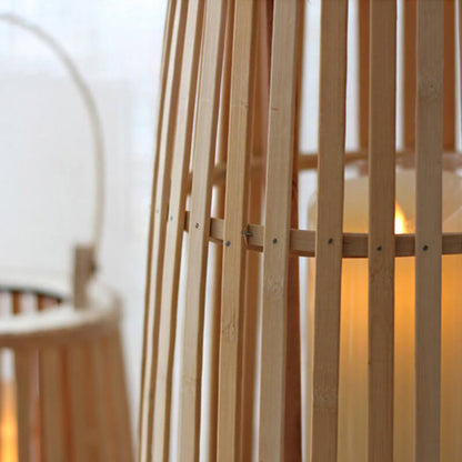 Portable Bamboo Candle Holder