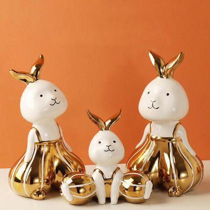 Pumpkin Lantern Bunny Set