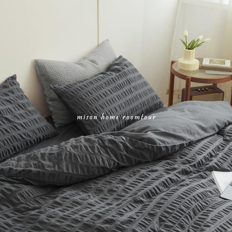 Pure Cotton 3D Seersucker Bedding