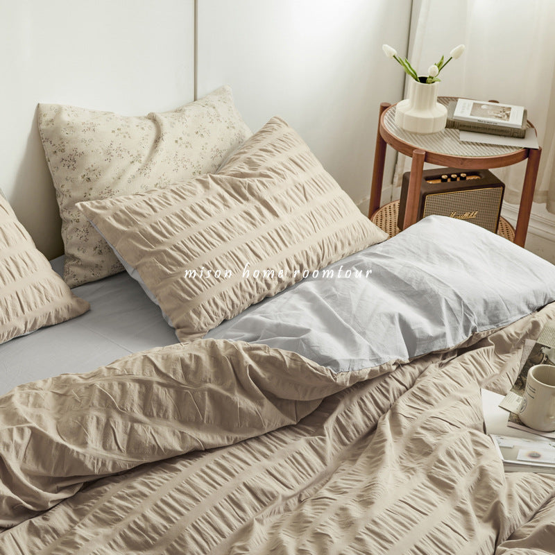 Pure Cotton 3D Seersucker Bedding