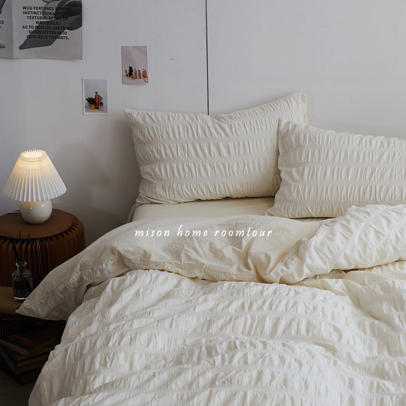 Pure Cotton 3D Seersucker Bedding
