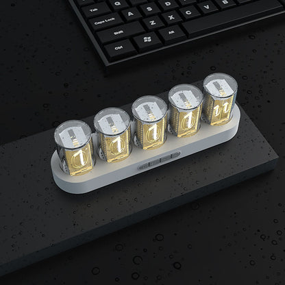 RGB Full-Color Semi-Glow Tube Clock