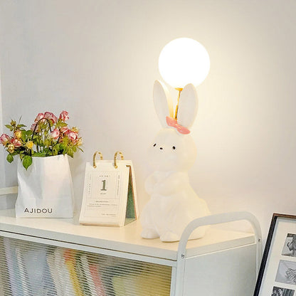 Rabbit Feather Table Lamp