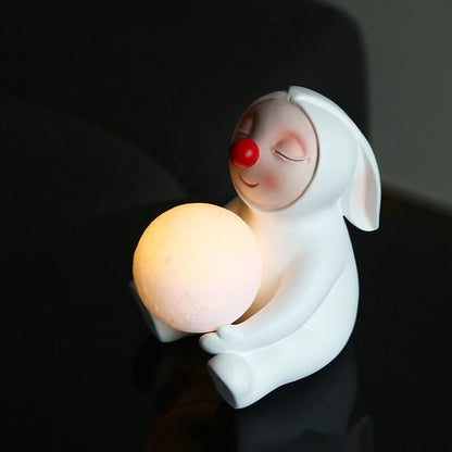 Rabbit Resin Desk Lamp