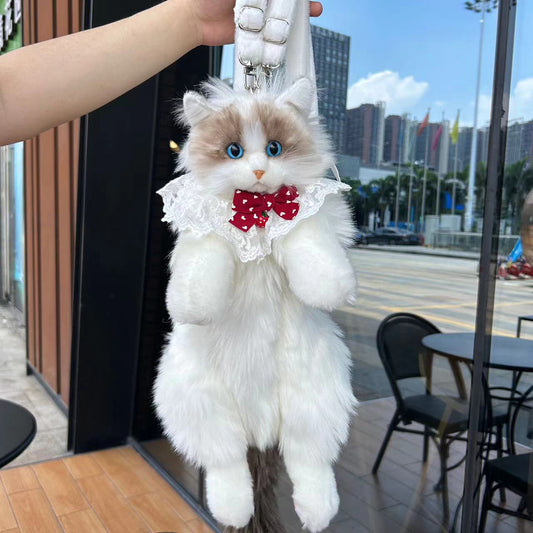 Ragdoll Cat Plush Backpack