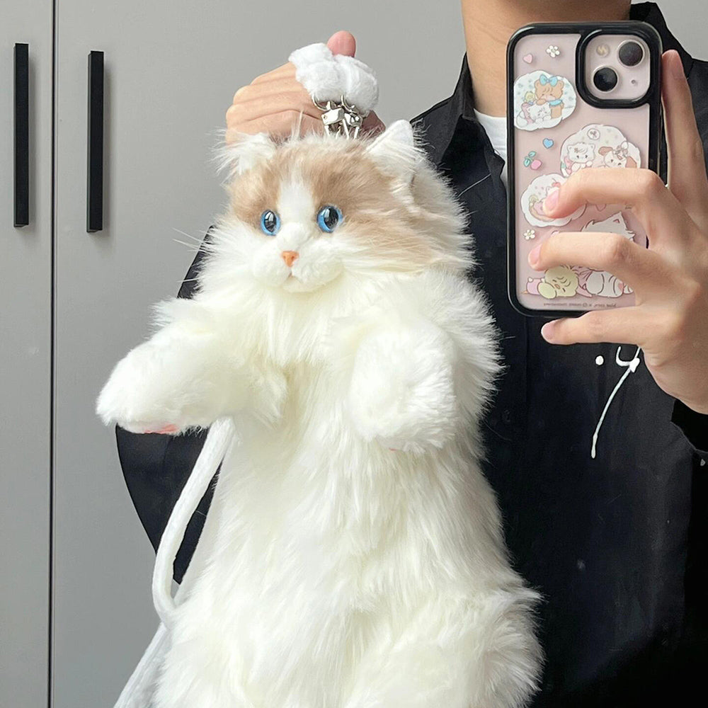 Ragdoll Cat Plush Backpack