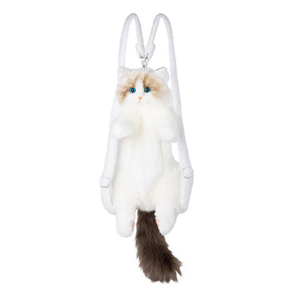 Ragdoll Cat Plush Backpack