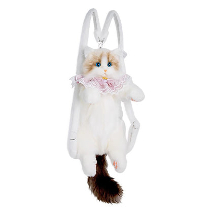 Ragdoll Cat Plush Backpack