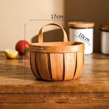 Rattan Wall Hanging Storage Basket