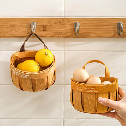 Rattan Wall Hanging Storage Basket