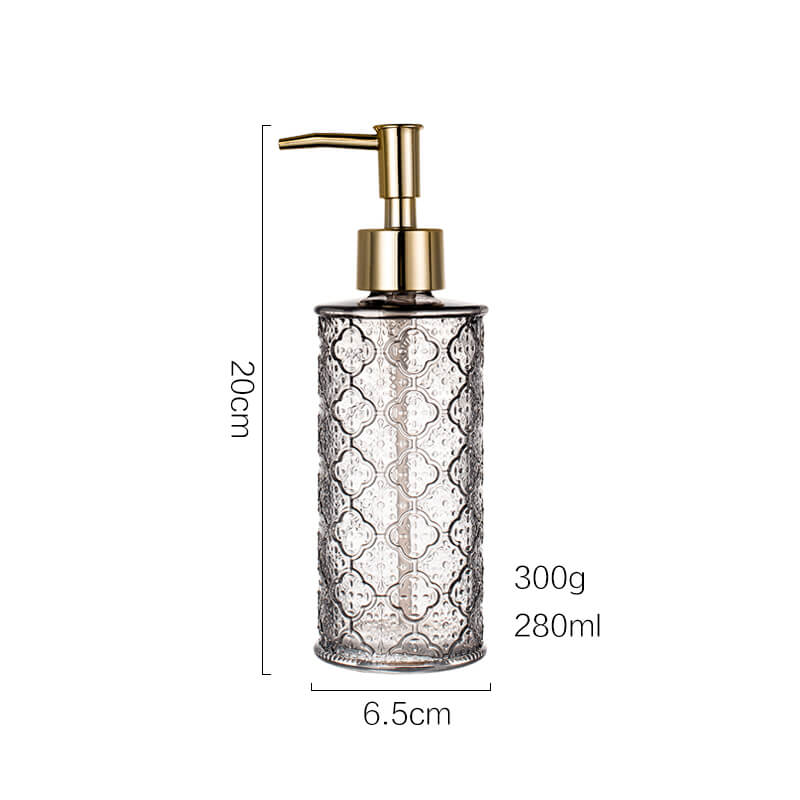 Retro Begonia Flower Soap Dispenser