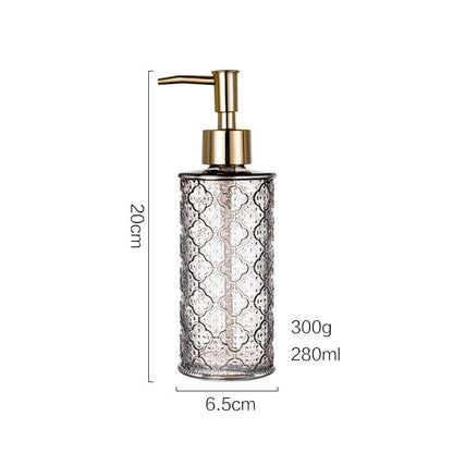 Retro Begonia Flower Soap Dispenser