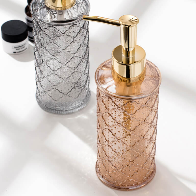 Retro Begonia Flower Soap Dispenser