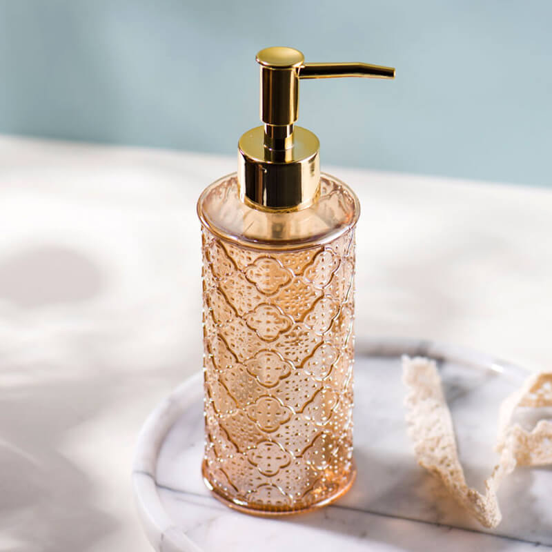 Retro Begonia Flower Soap Dispenser