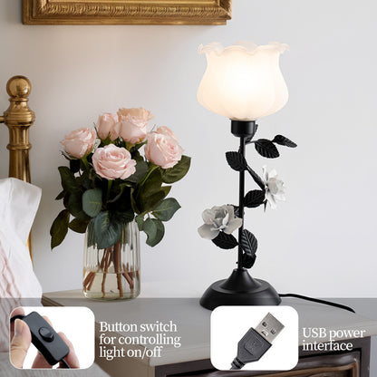 Retro Flower Table Lamp