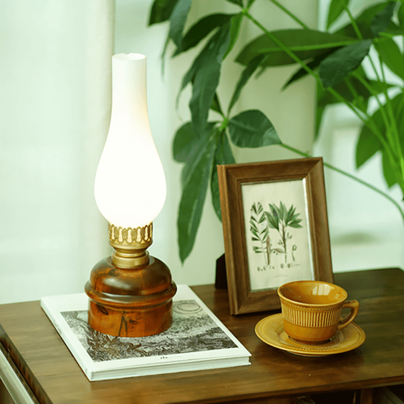 Retro Kerosene Shape Table Lamp