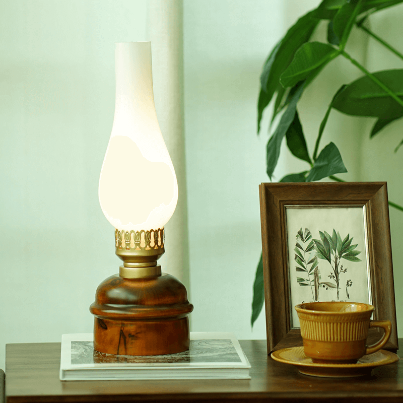 Retro Kerosene Shape Table Lamp