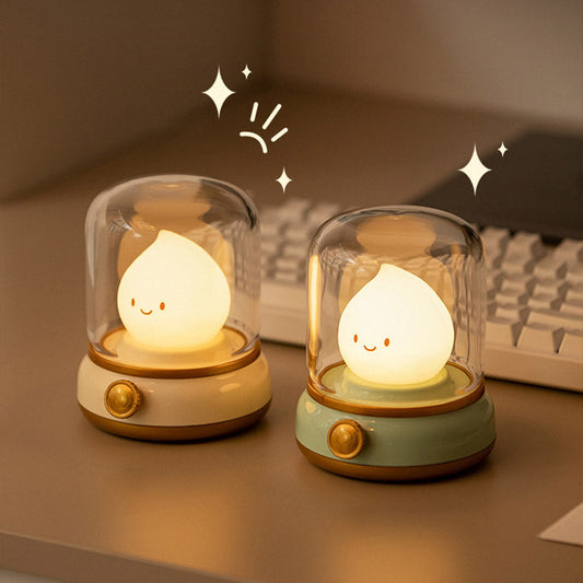 Retro Small Flame Night Light