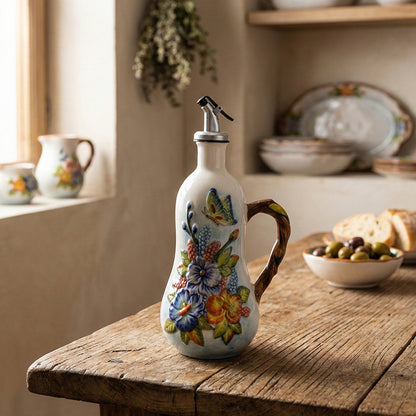 Retro Style Ceramic Vinegar and Oil Bottle