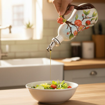 Retro Style Ceramic Vinegar and Oil Bottle