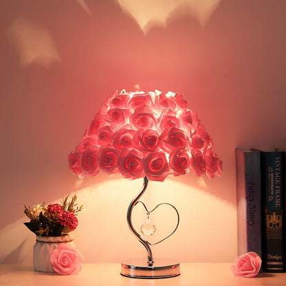 Rose Crystal Desk Lamp