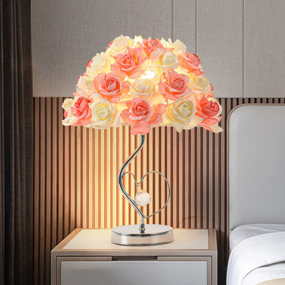 Rose Crystal Desk Lamp