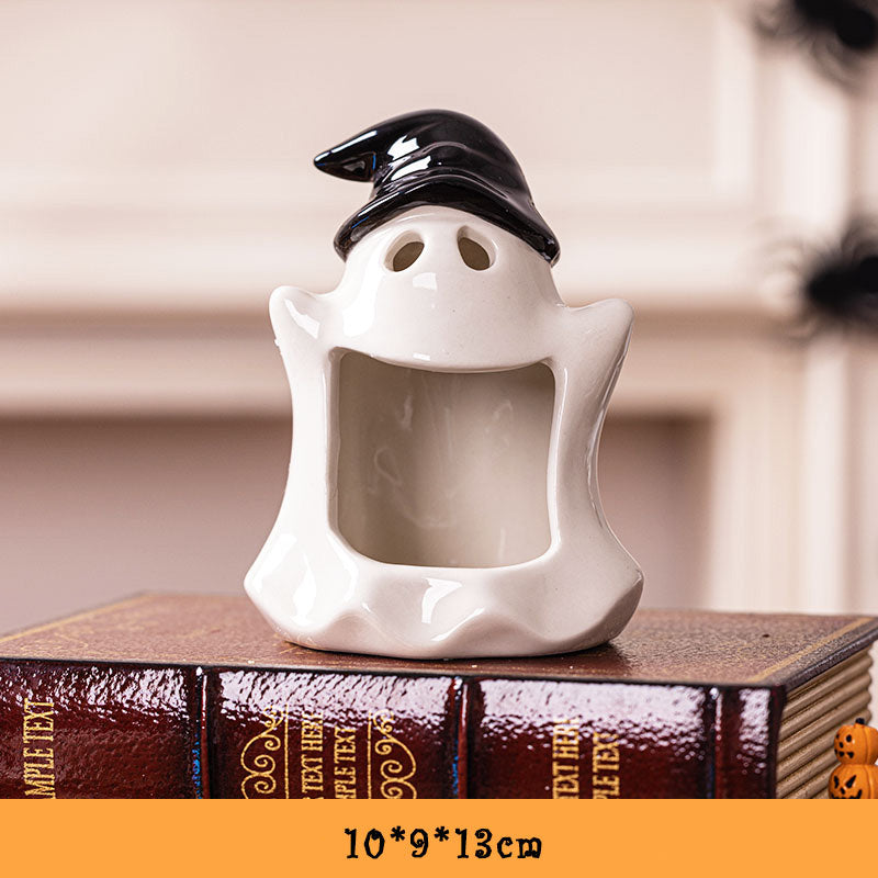 Halloween Ghost Candlestick Decoration