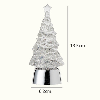 Snow Christmas Tree Night Lights