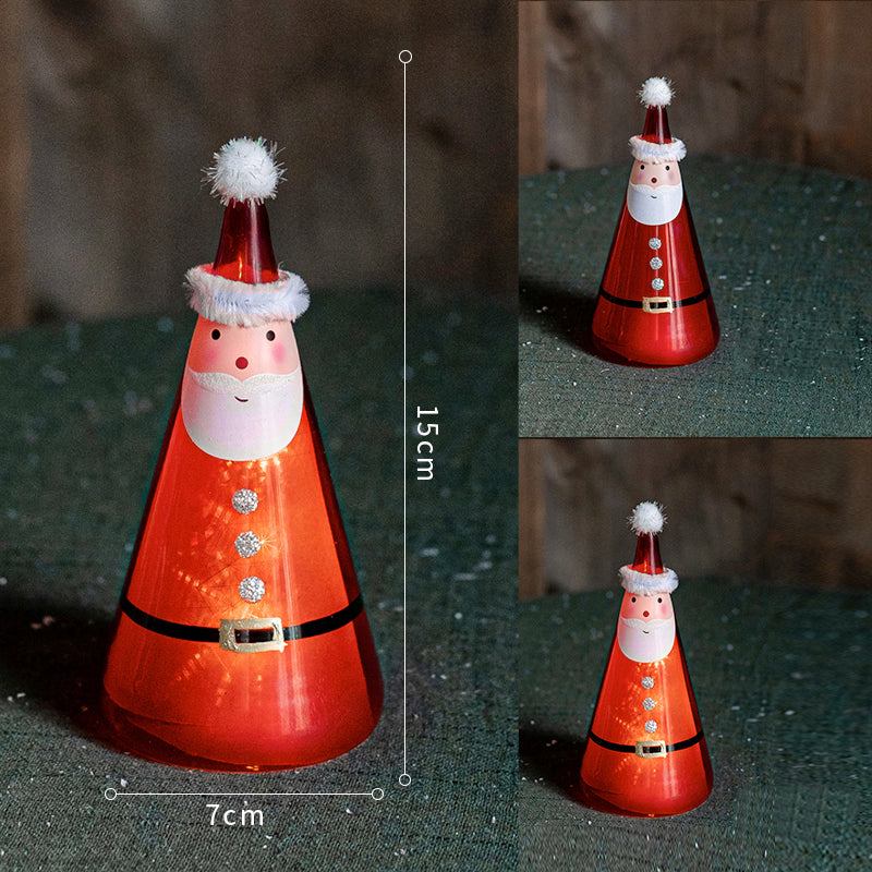 Santa Glass Night Lamp