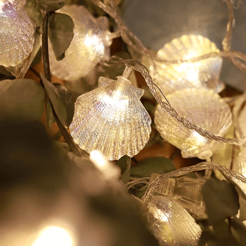 LED Shell String Lights