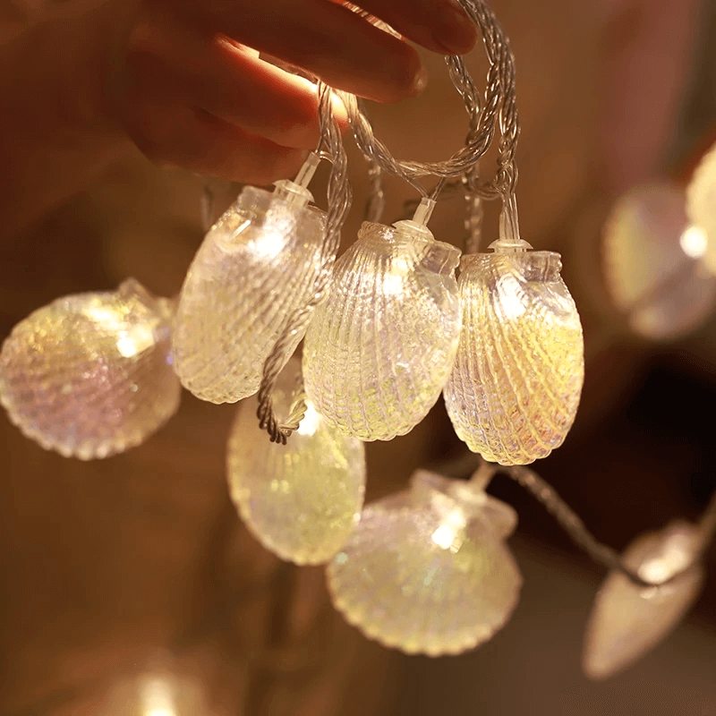 LED Shell String Lights