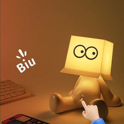 Shy Boy Funny Night Light