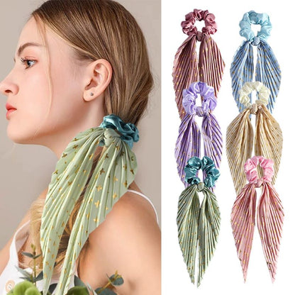 Silk Scarf Scrunchie (Free Gift) (Please add to cart first.)